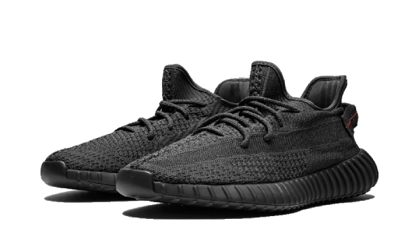 Adidas YEEZY Yeezy Boost 350 V2 Shoes Reflective Black- Static - FU9007 Sneaker WOMEN