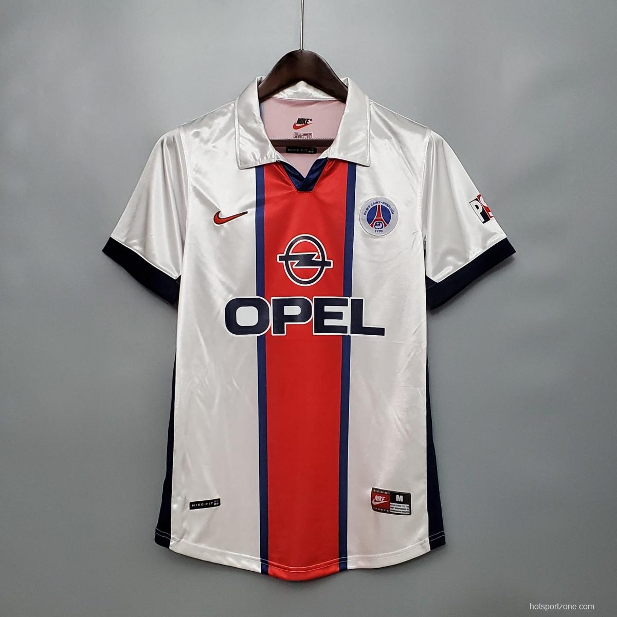 Retro 98/99 PSG away Soccer Jersey