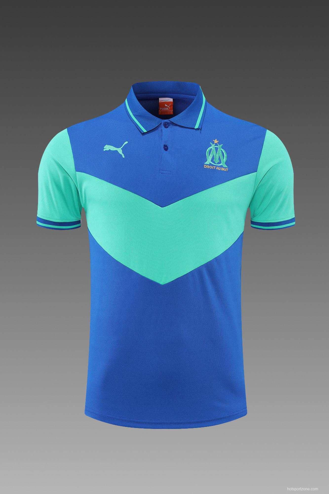 Olympique de Marseille POLO kit blue-green (not sold separately)