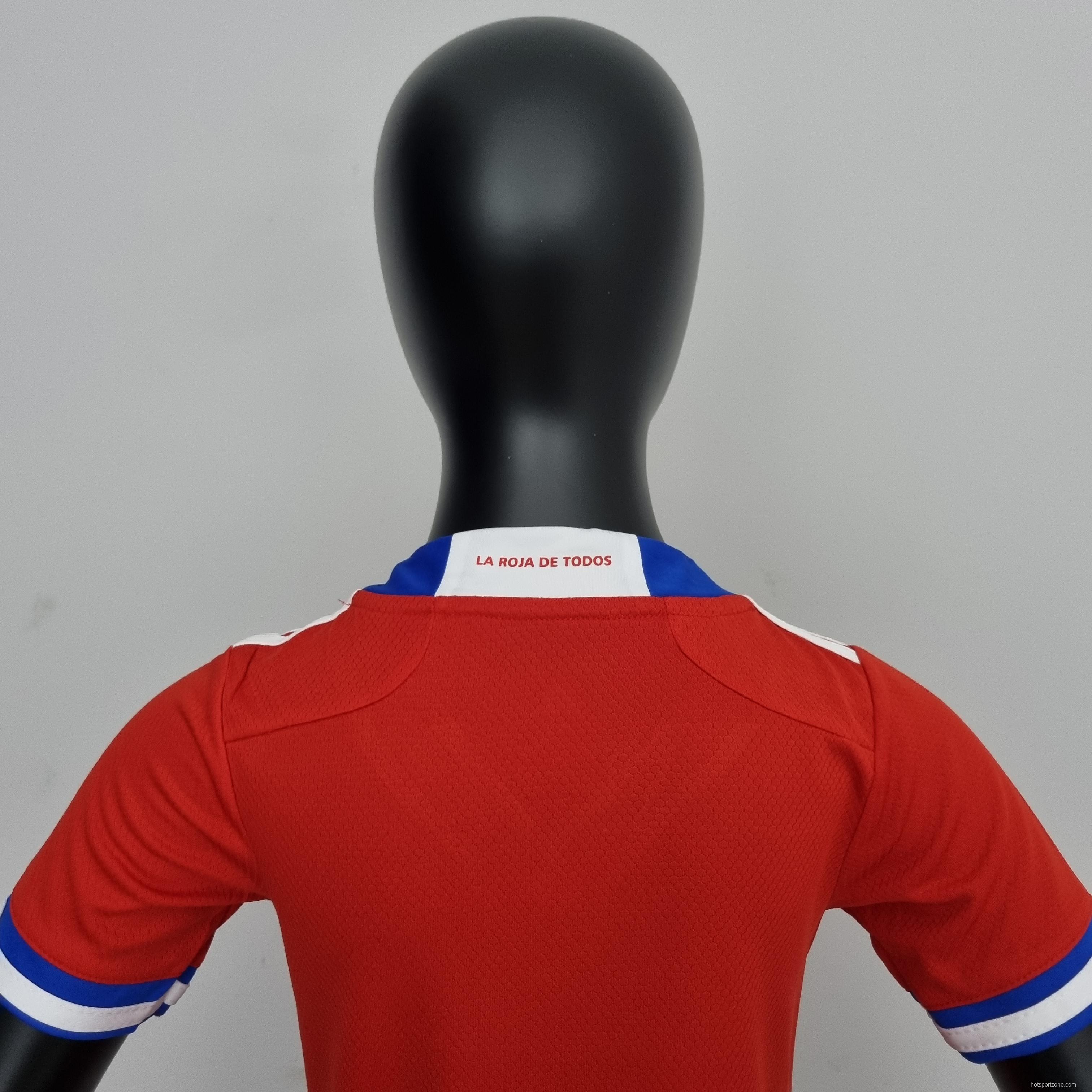 2022 Chile home Soccer Jersey