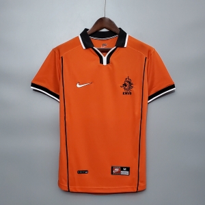 Retro 1998 Netherlands home Soccer Jersey