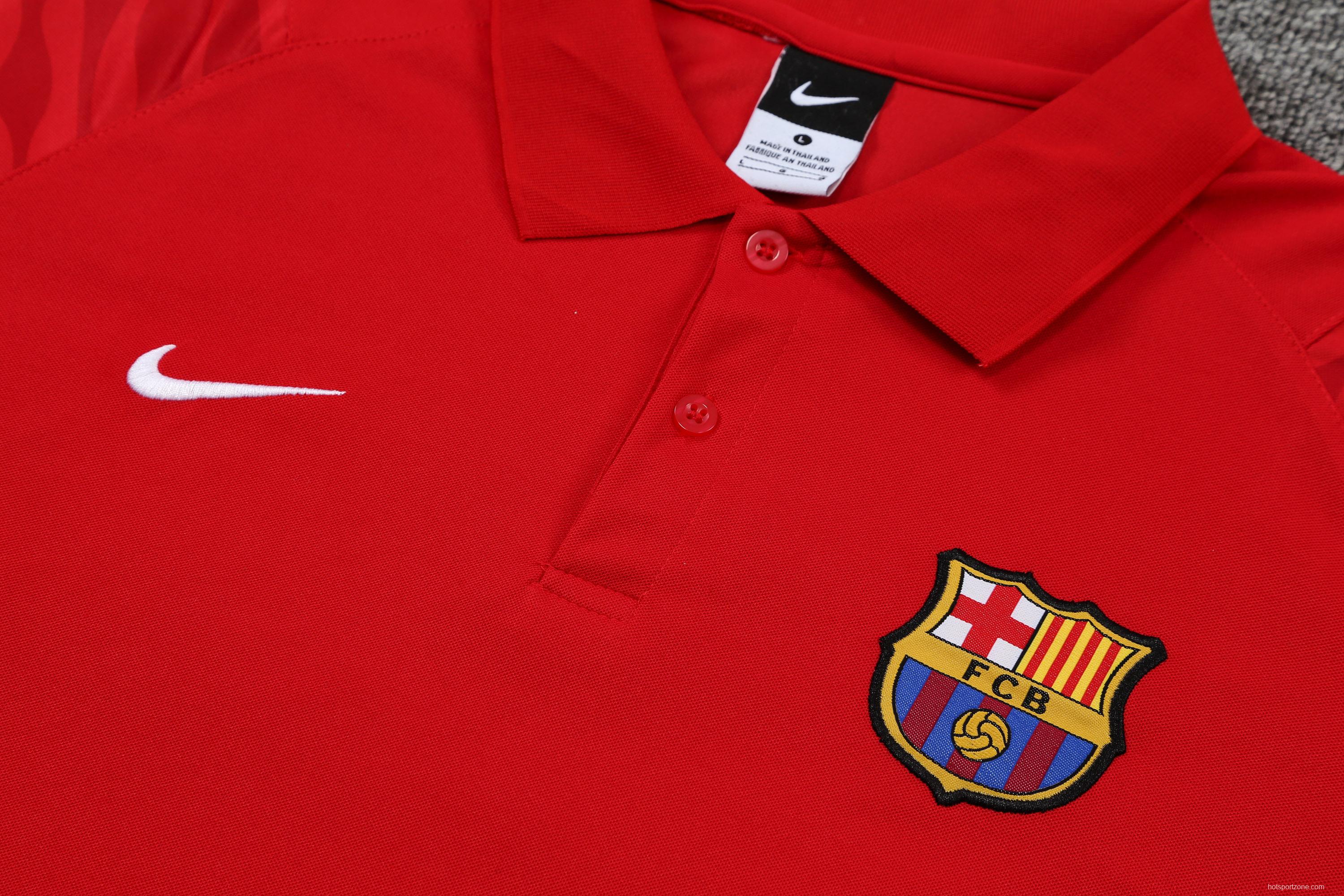Barcelona POLO kit red blue (not supported to be sold separately)