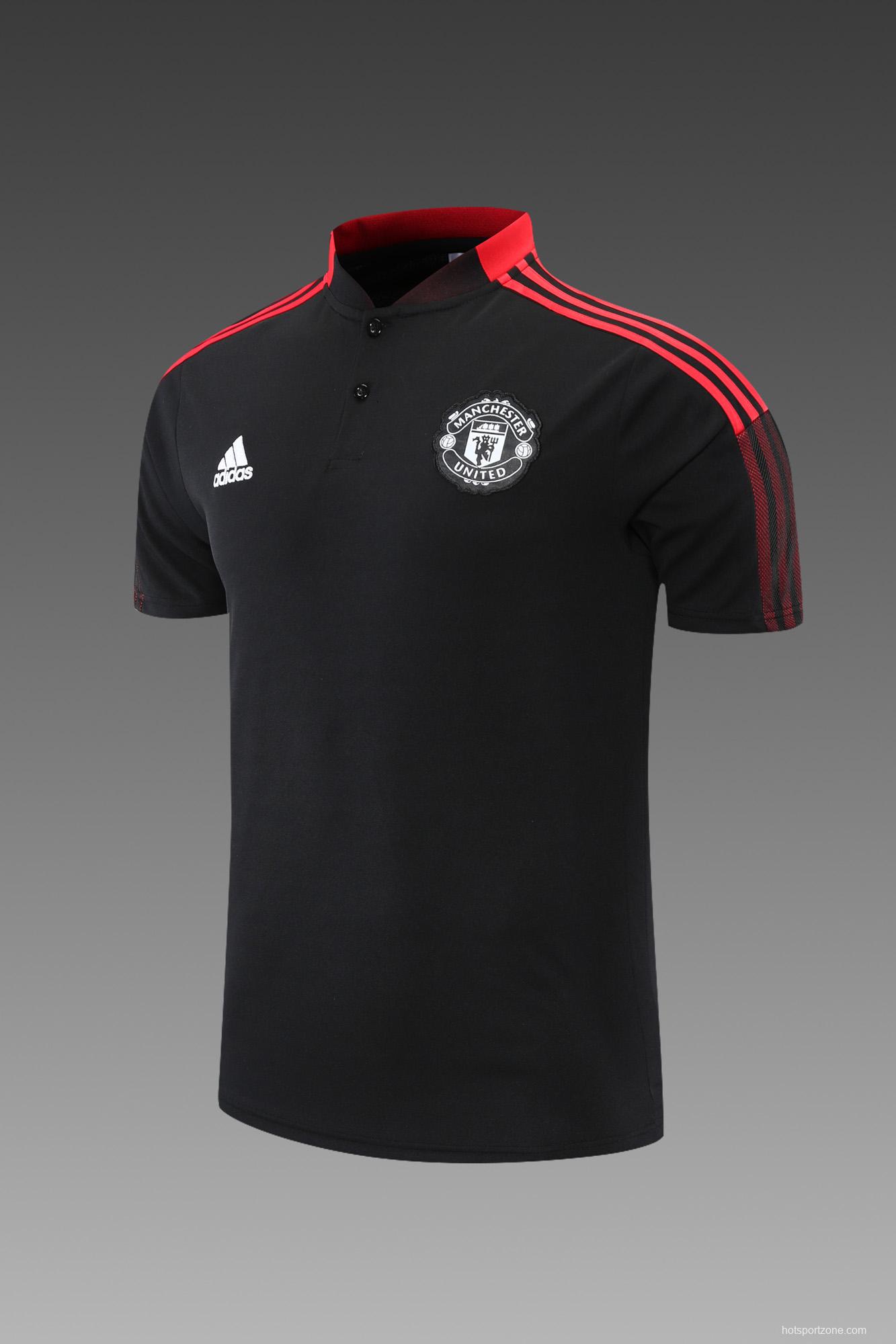 Manchester United POLO kit Black and red stripes(not supported to be sold separately)