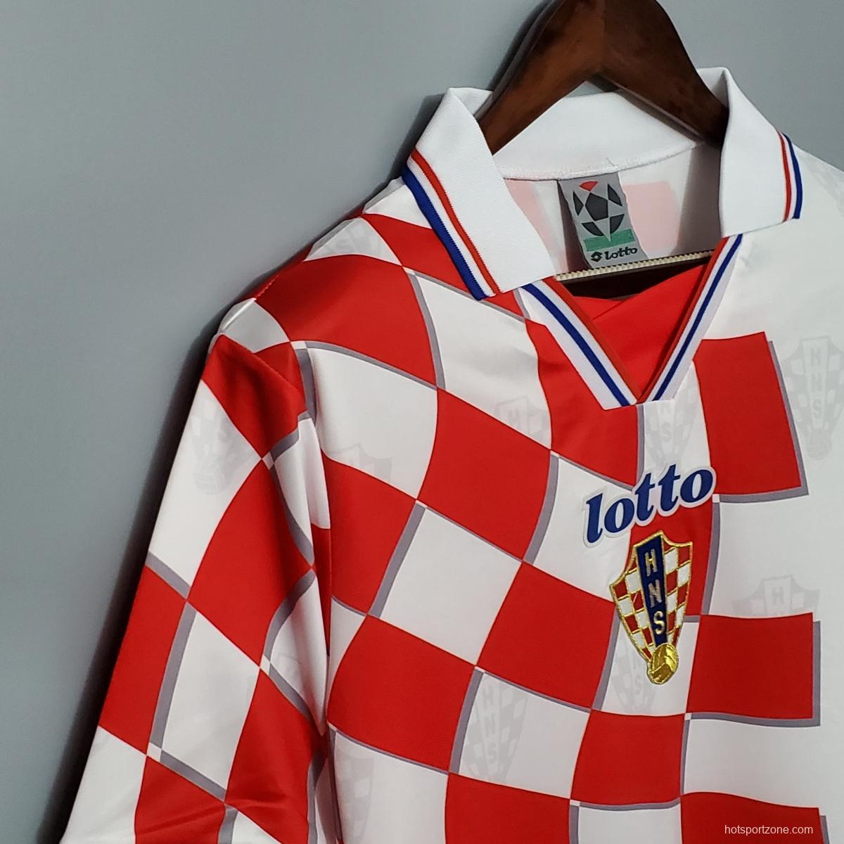 Retro 1998 Croatia away Soccer Jersey