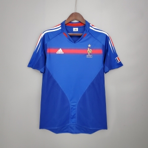 Retro France 2004 home Soccer Jersey