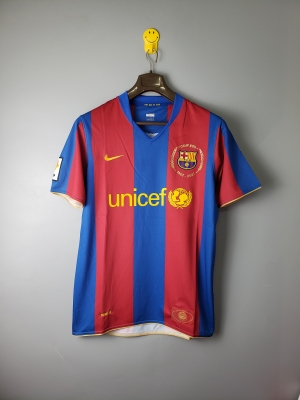 Retro 07/08 Barcelona home Soccer Jersey