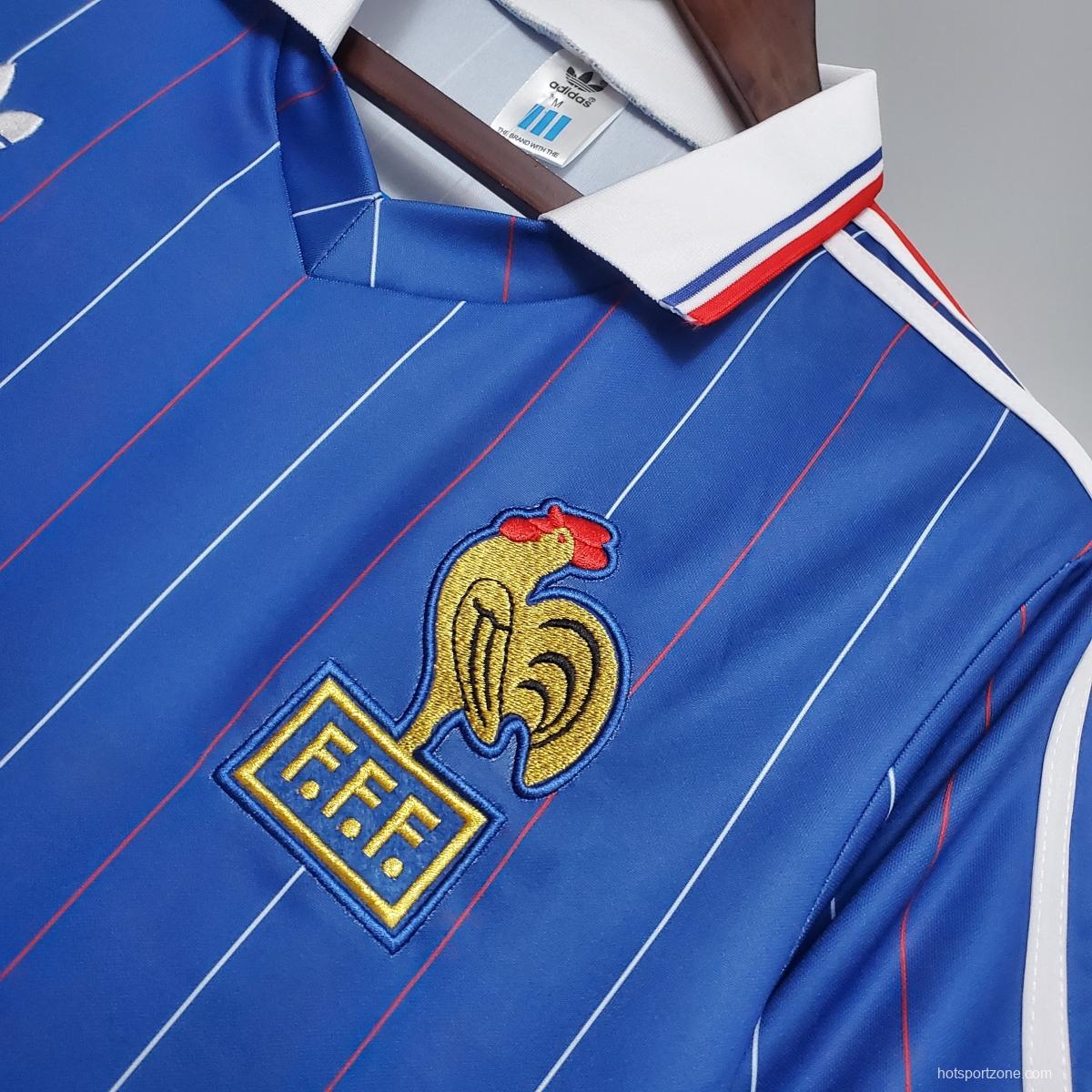 Retro France 1982 home Soccer Jersey