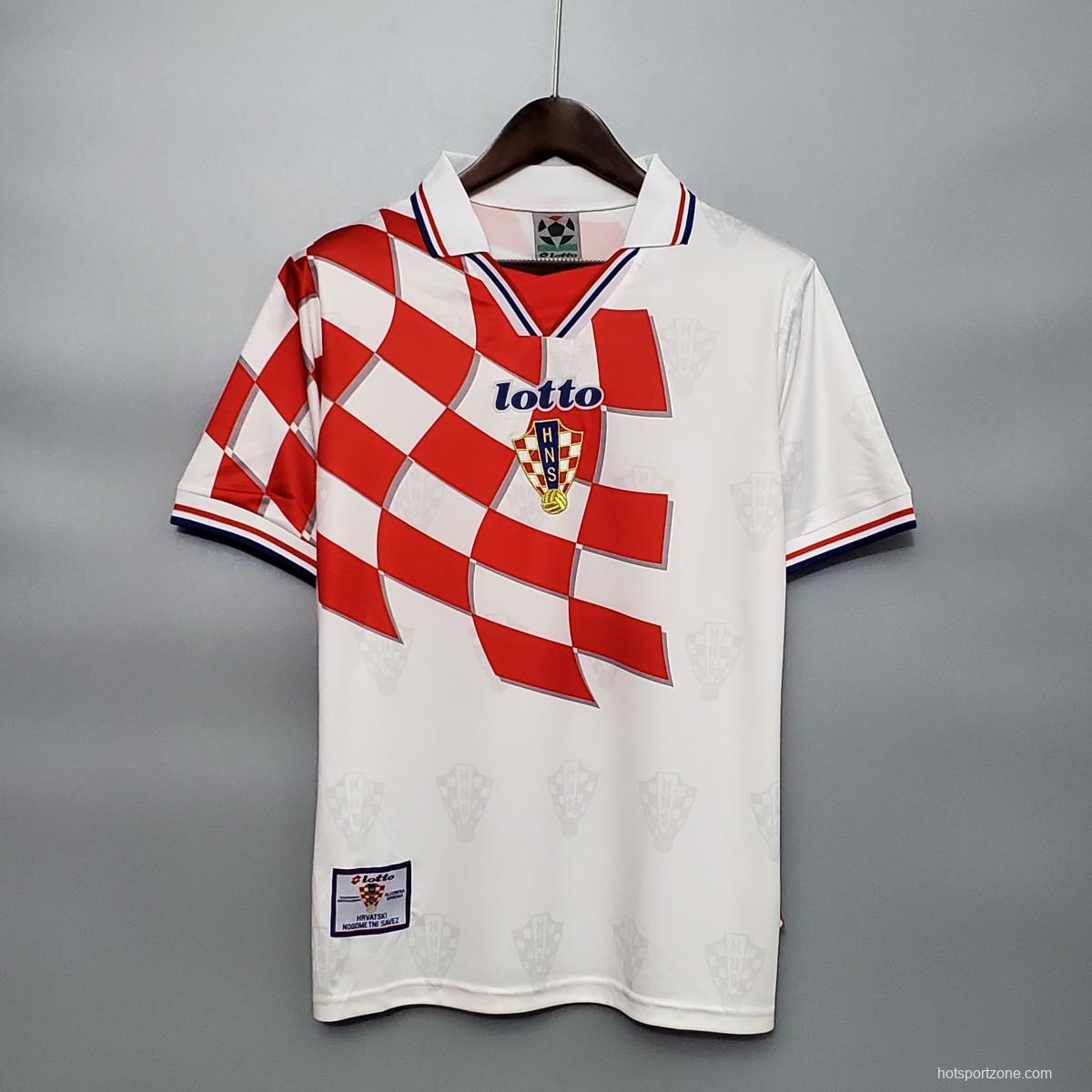Retro 1998 Croatia away Soccer Jersey