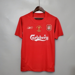 Retro 2005 Liverpool Champions League version home Soccer Jersey