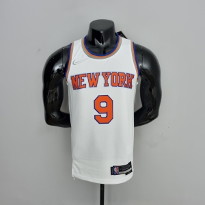 75th Anniversary Barrett #17 New York Knicks White NBA Jersey