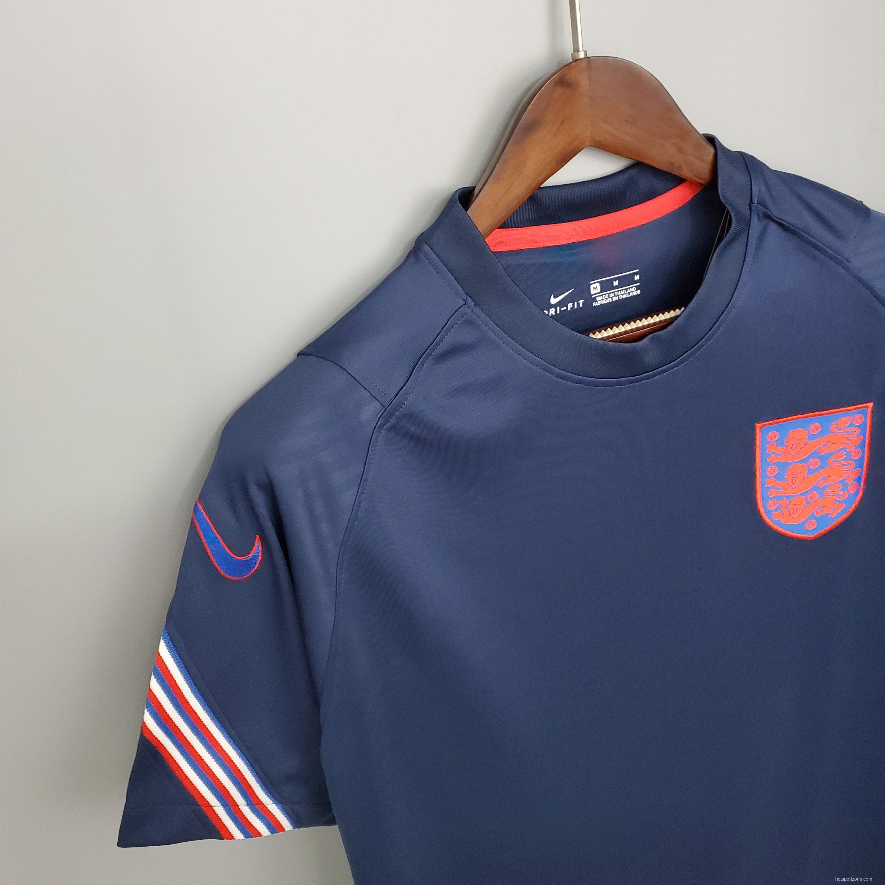 2020 England Training Uniform Blue Soccer Jersey