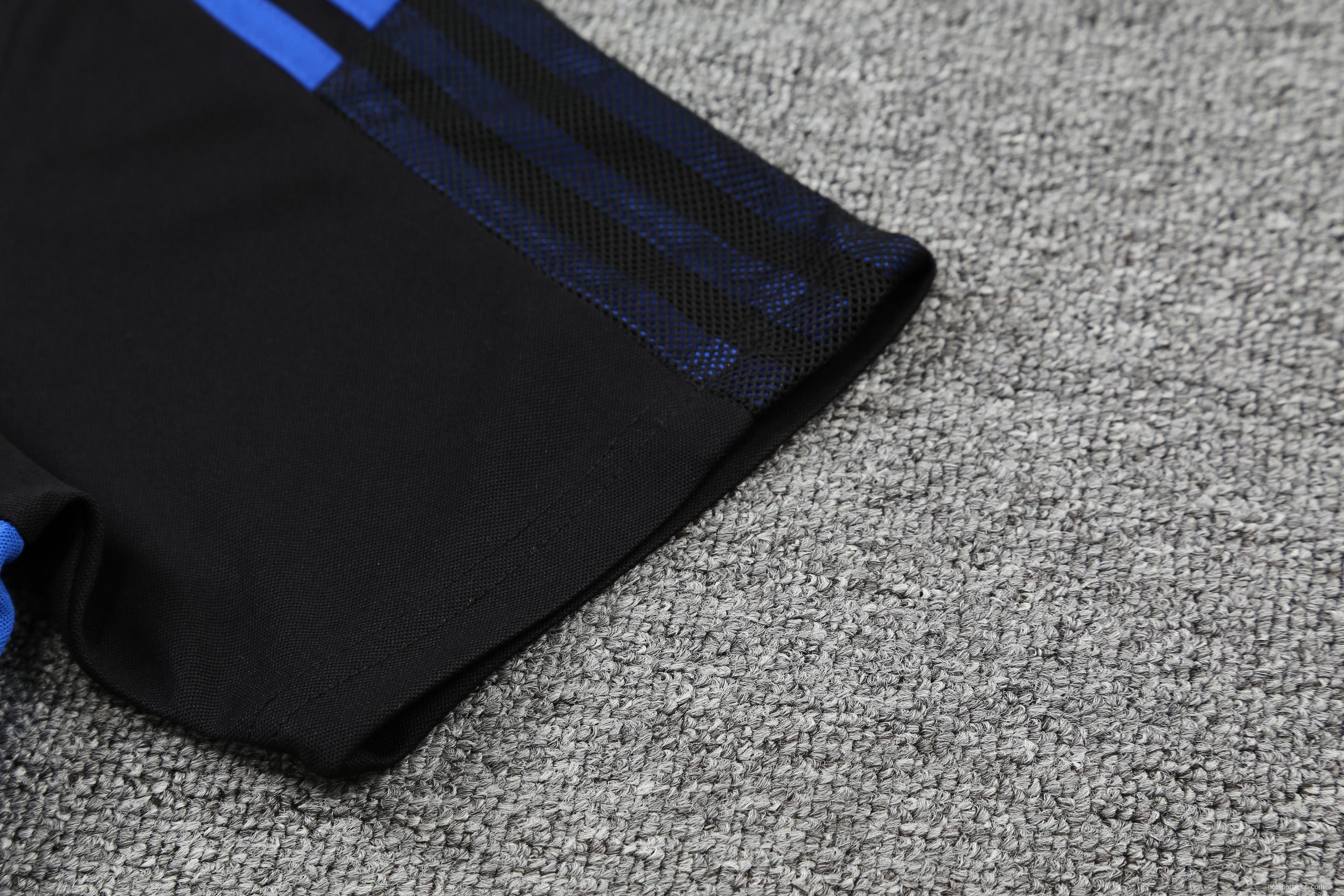 Real Madrid POLO kit black and blue stripes (not supported to be sold separately)
