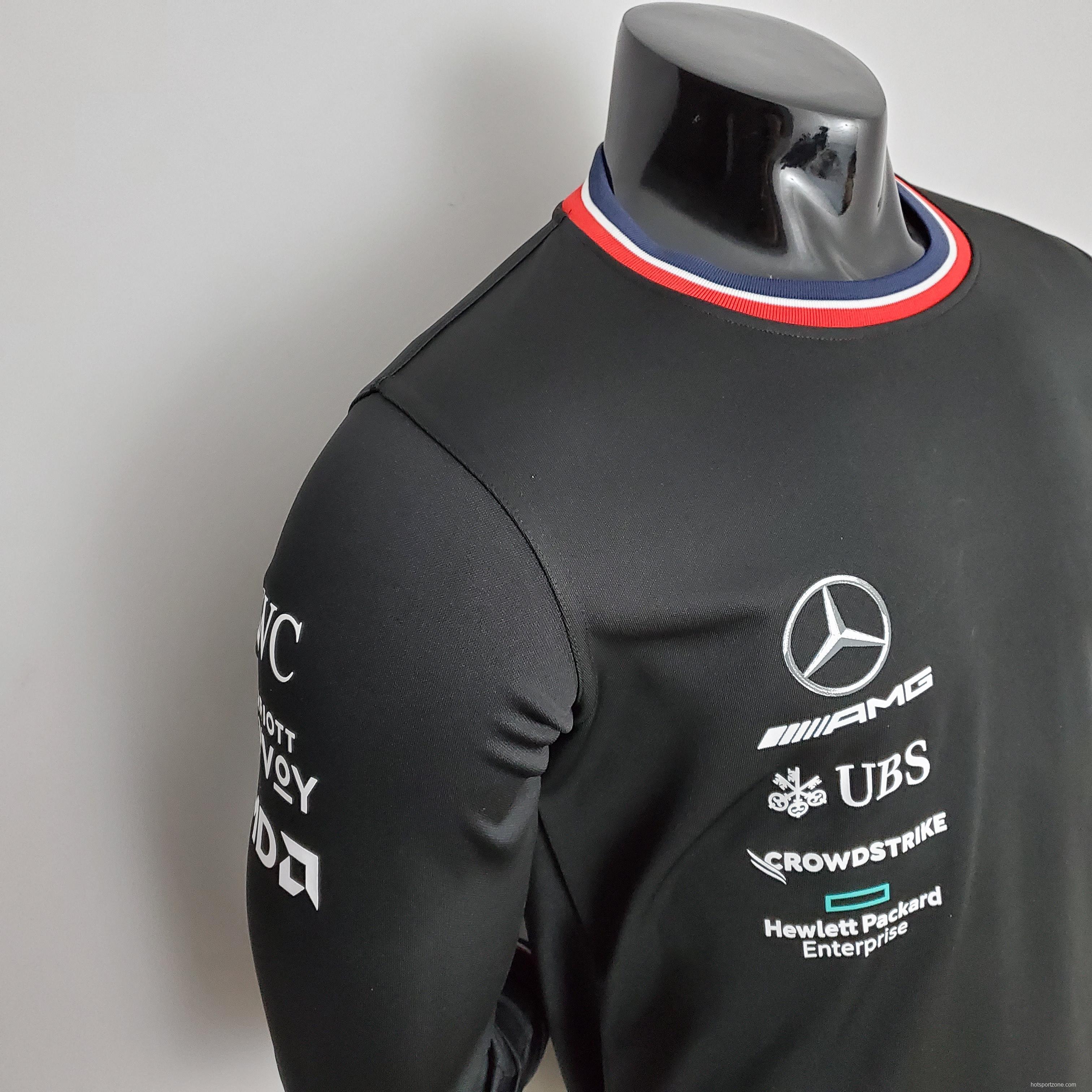 F1 Formula One 2022 Mercedes Long Sleeve black S-5XL