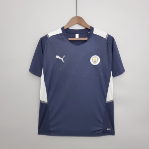 21/22 Manchester City Training Suit Grey Soccer Jersey