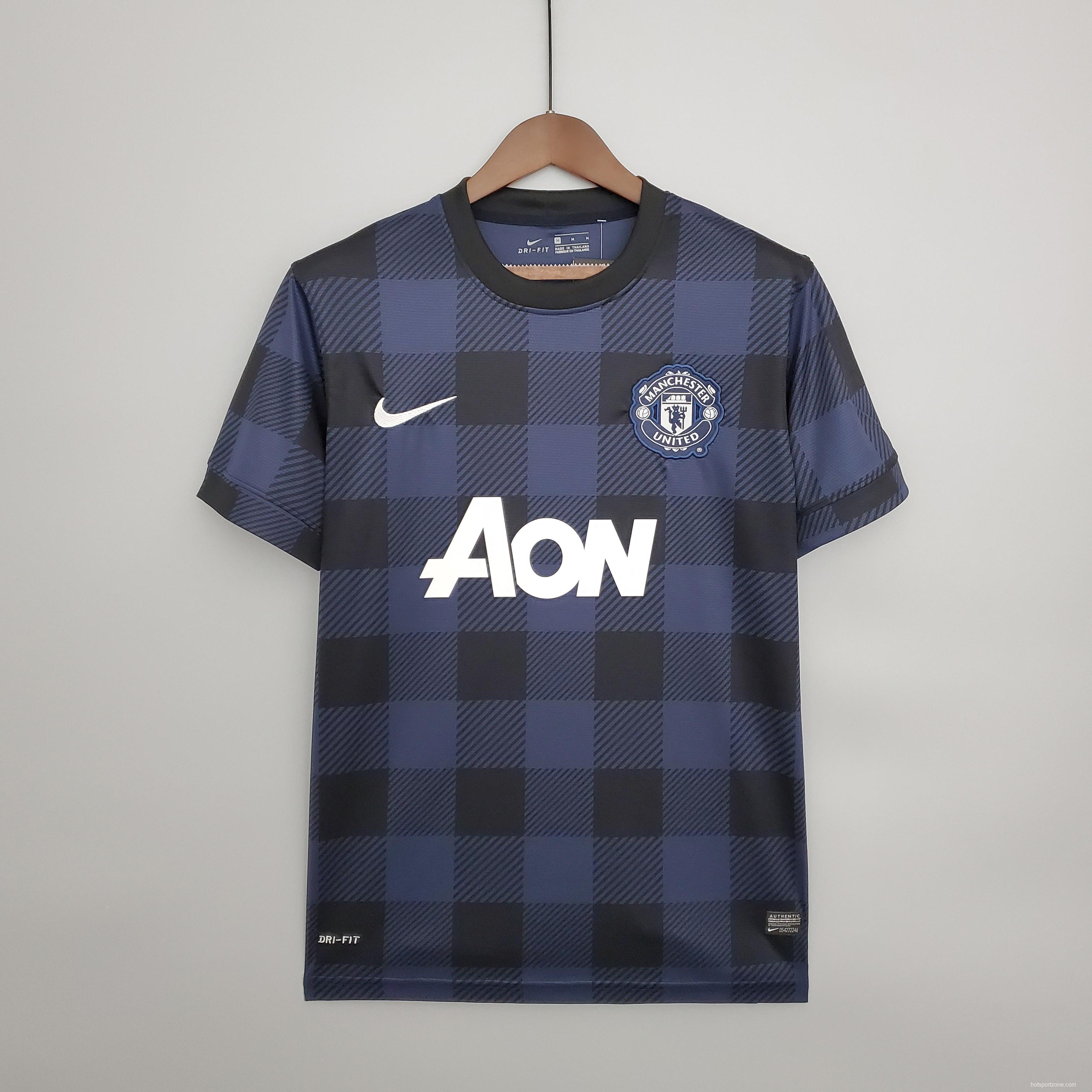 Retro 13/14 Manchester United Away Soccer Jersey