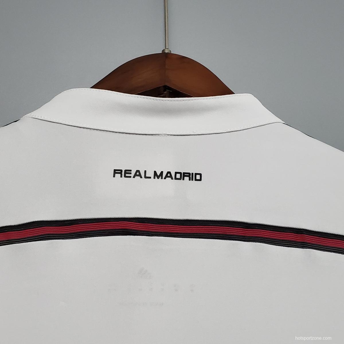 Retro Long Sleeve Real Madrid 14/15 home Soccer Jersey