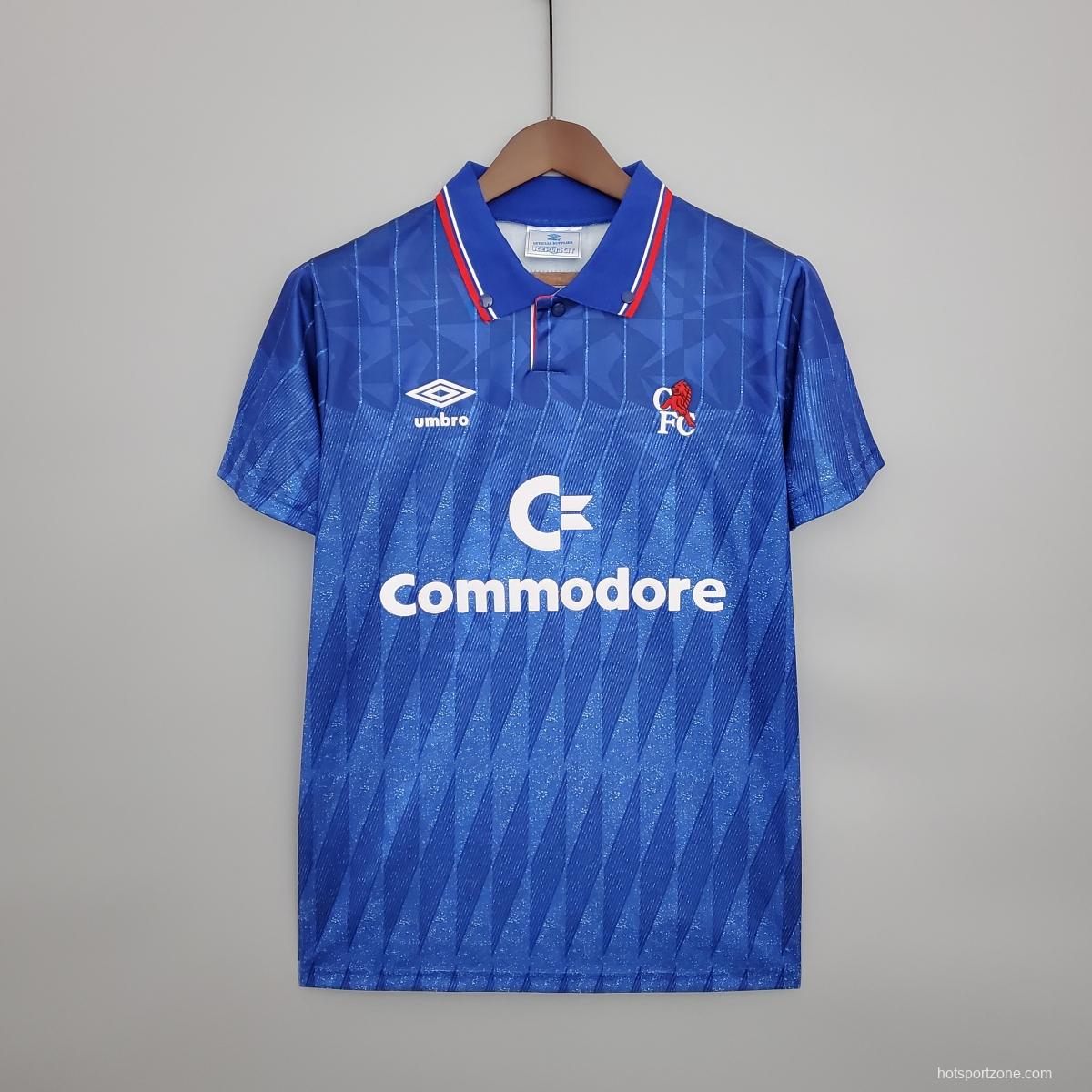 Retro Chelsea 89/91 home Soccer Jersey