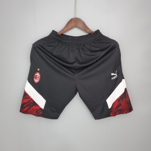 21/22 Training uniform AC Milan black Soccer shorts
