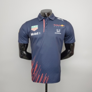 F1 Formula One racing suit; Honda Red Bull racing suit POLO Sapphire S-5XL