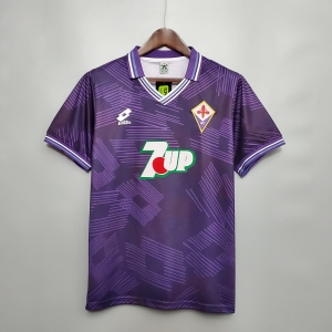 Retro 92/93 Fiorentina home Soccer Jersey