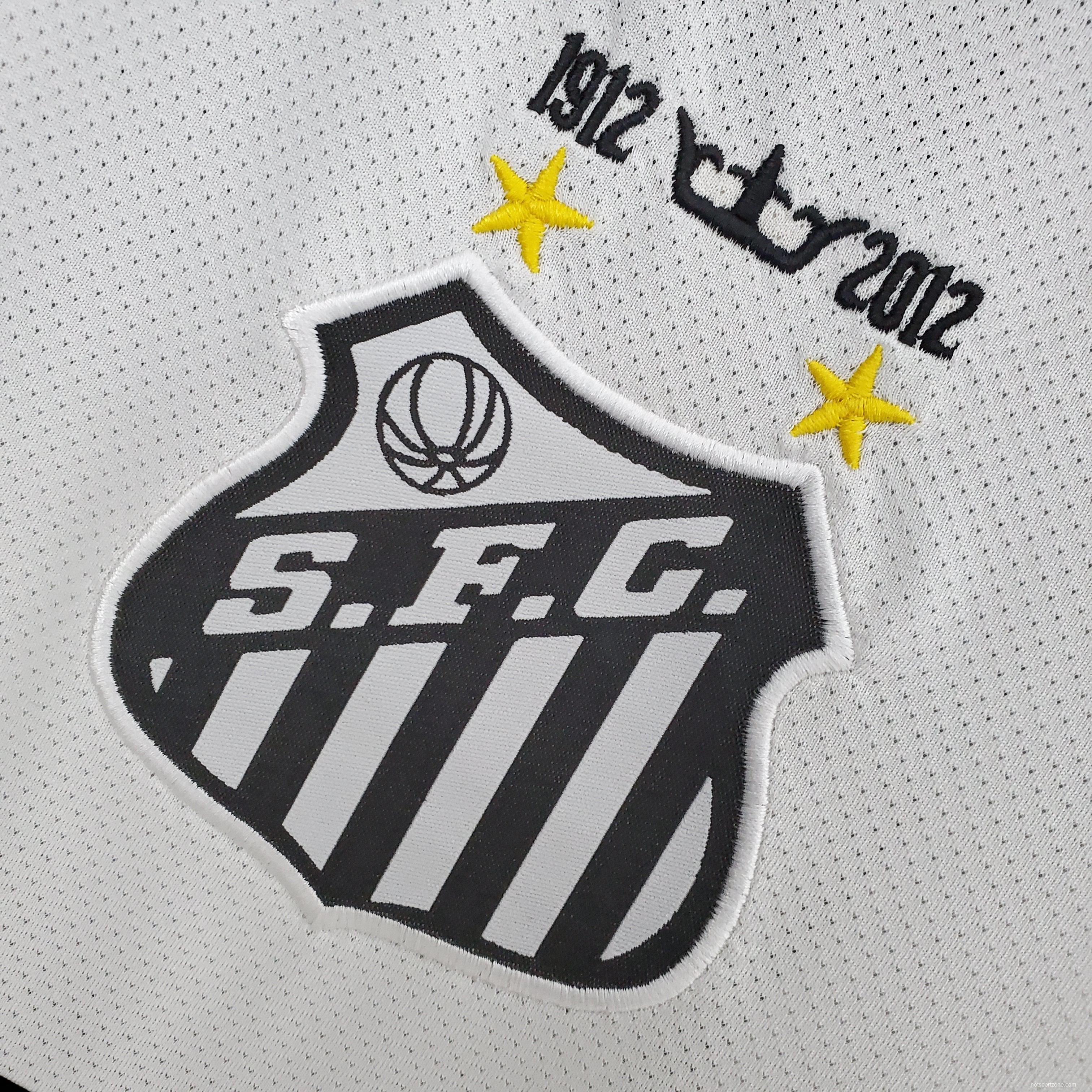 Retro 12/13 Santos home Soccer Jersey