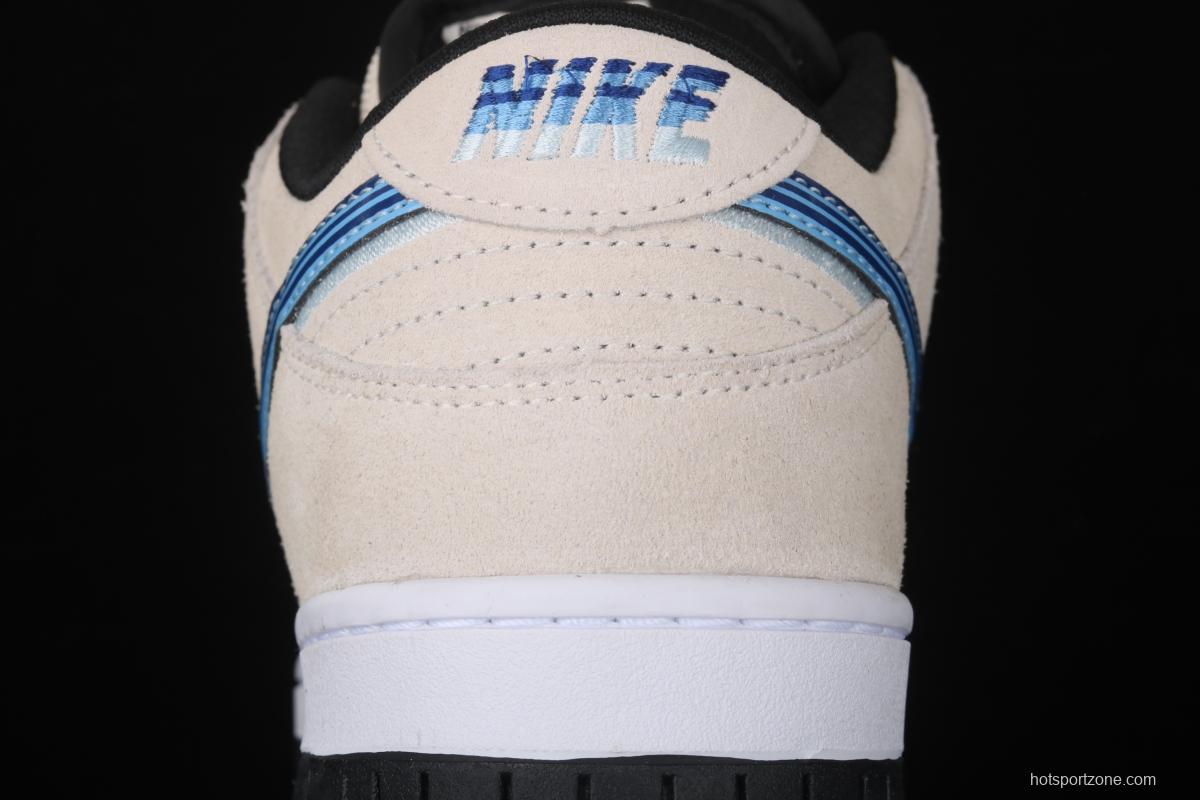 NIKE DUNK SB Low Pro road travel blue hook white blue low-top men's casual board shoes CT6688-200