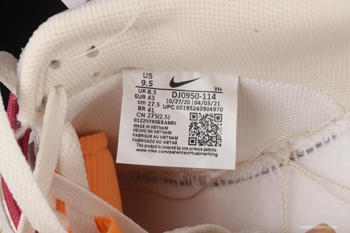 OFF-White x NIKE DUNK Low 12 of 50 OW suede SB buckle rebound fashion casual board shoes DJ0950-114