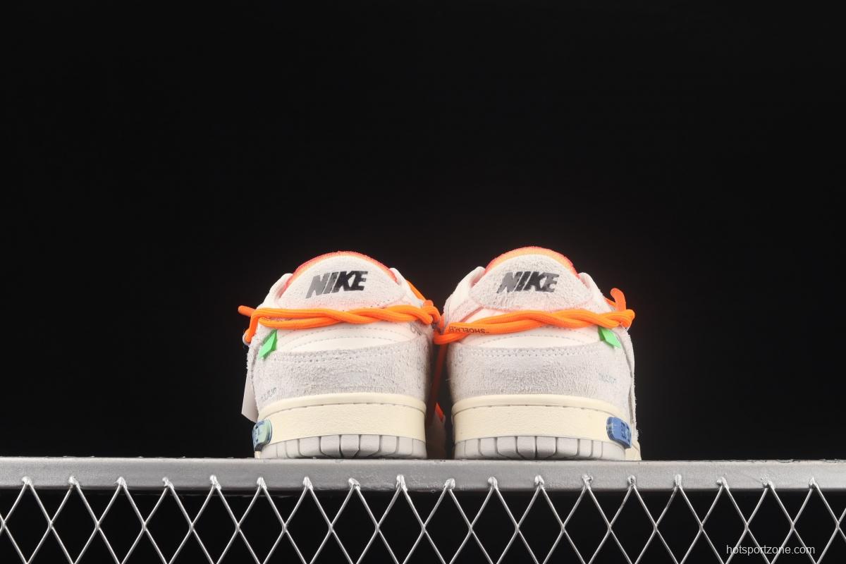 OFF-White x NIKE DUNK Low OW SB rebound fashion casual board shoes DJ0950-116,