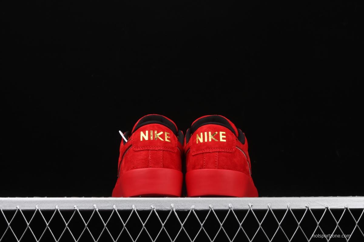 NIKE SB Blazer OG QS Trail Blazers Limited Edition Chinese Red Mouse New year Edition send blessings and money low-top board shoes leisure board shoes CJ7049-818