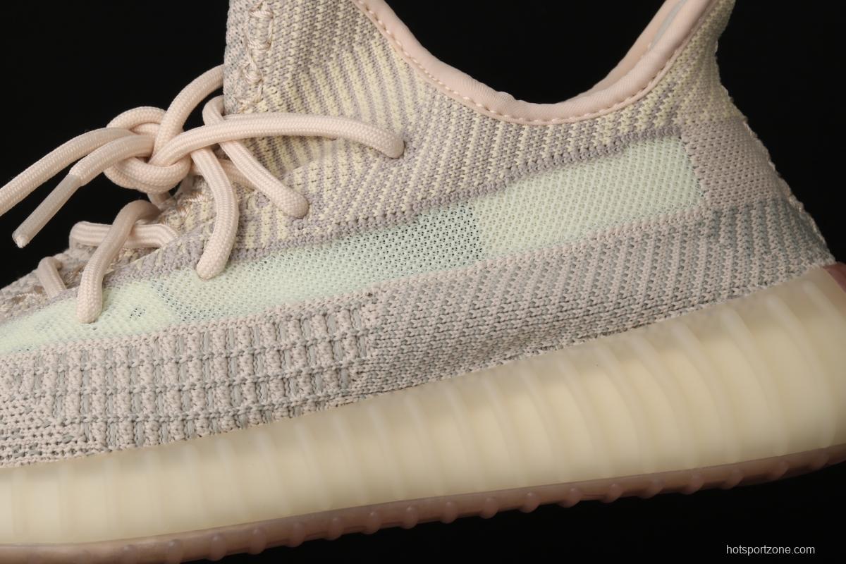 Adidas Yeezy Boost 350 V2 FW3042 Darth Coconut 350 second generation hollowed-out swans make color matching BASF Boost original during the day