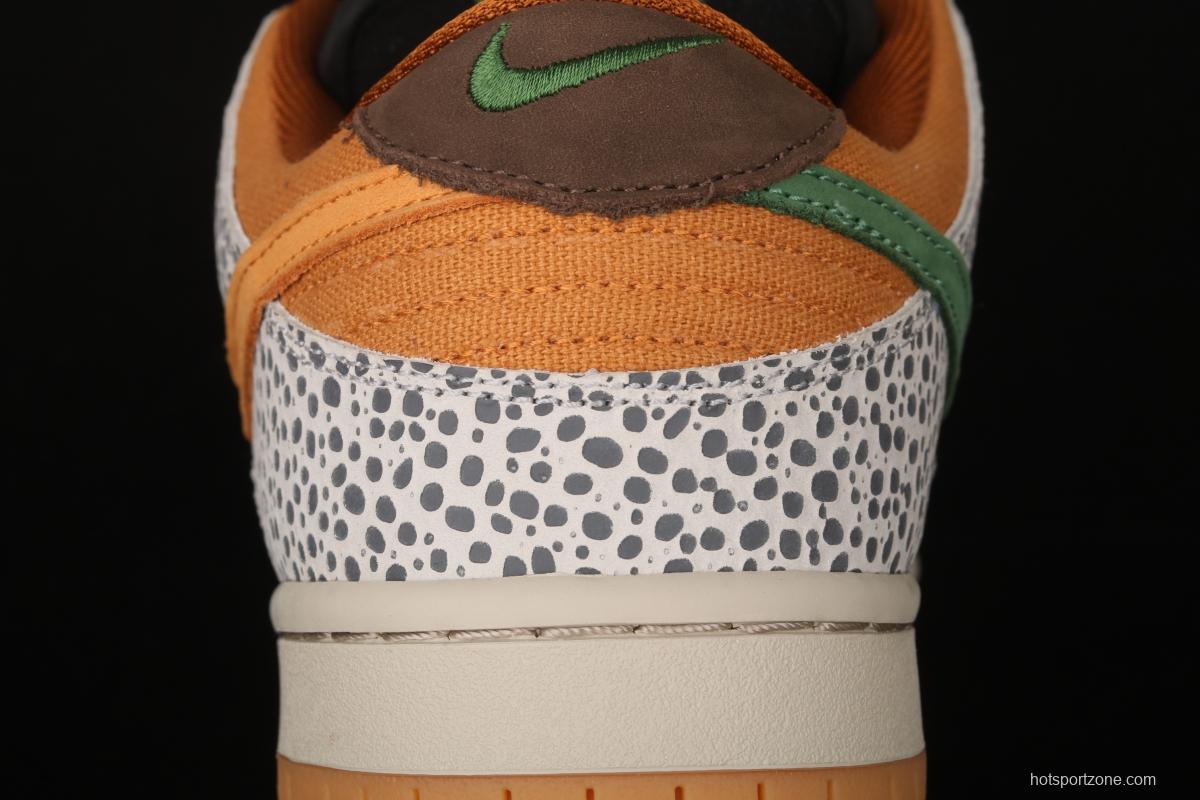 NIKE SB DUNK Low Safari grouper burst crack mandarin duck hook casual board shoes CD2563-002