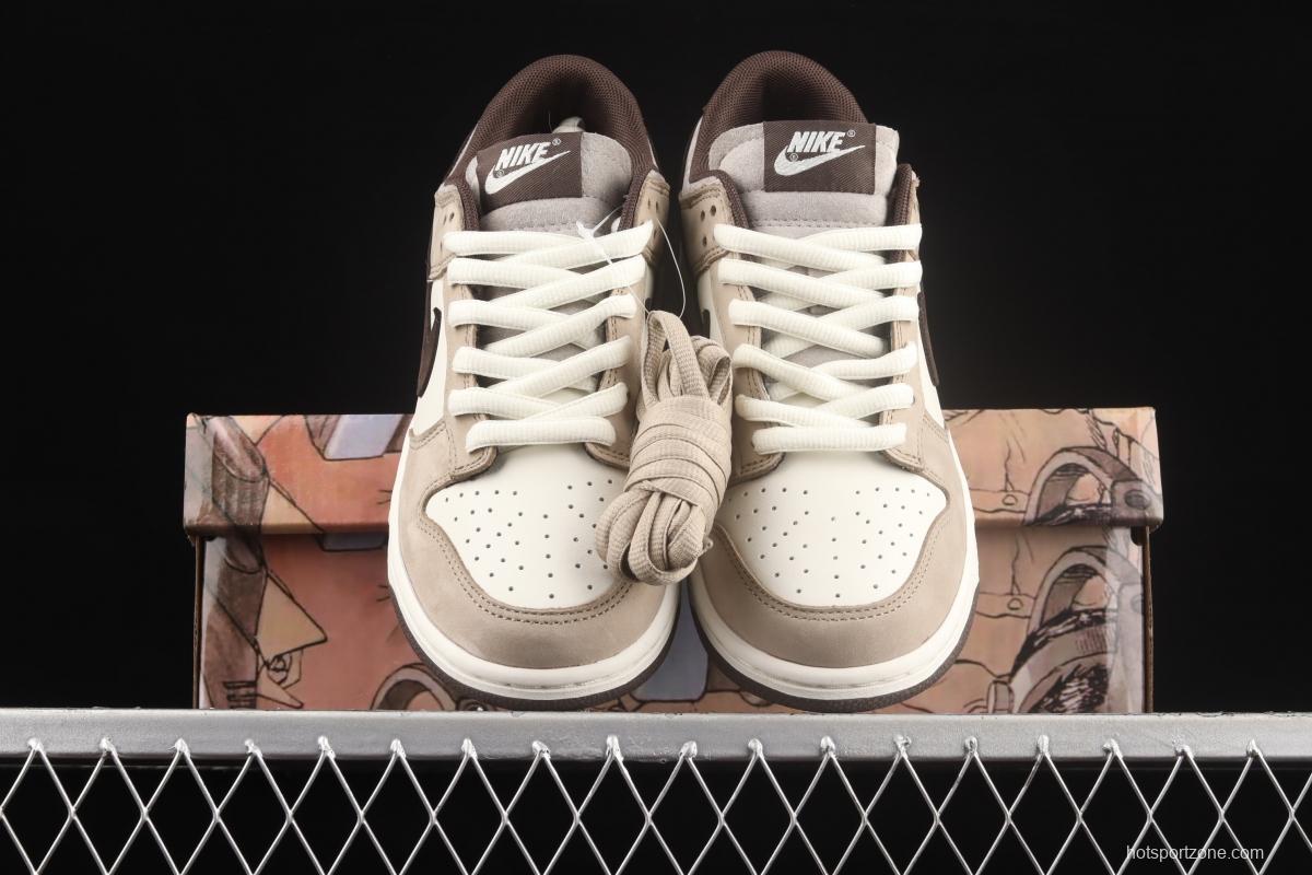 Otomo Katsuhiro x NIKE SB DUNK Low Steamboy OST Dayou Keyang co-named gray brown SB low-top sports and leisure board shoes LF0039-002