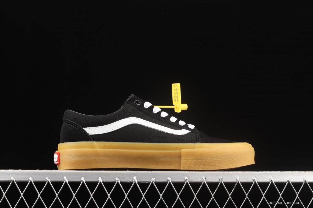 Vans Old Skool Pro classic low-top casual board shoes with raw rubber soles V1C020507200