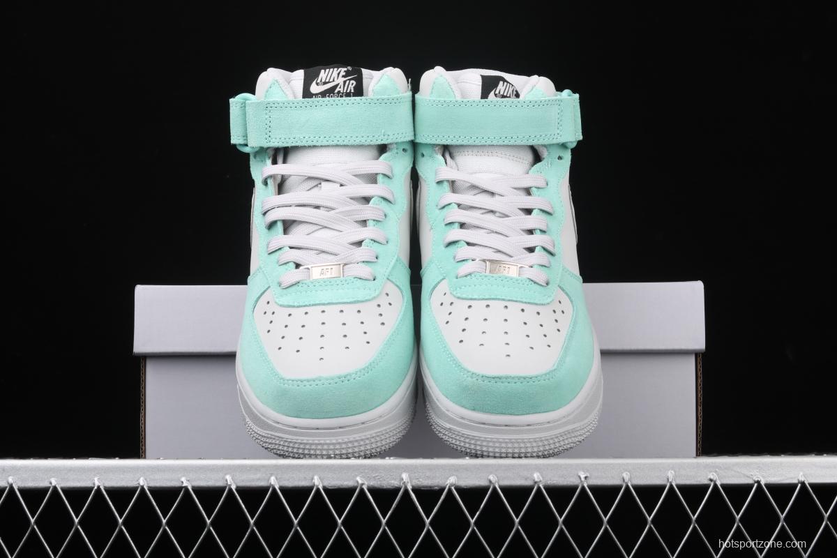 NIKE Air Force 11607 Lceland Green Rare Classic Chinese Bang Bang Leisure Sports Board shoes Leather Grey Tiffany Iceland Green 596729-301