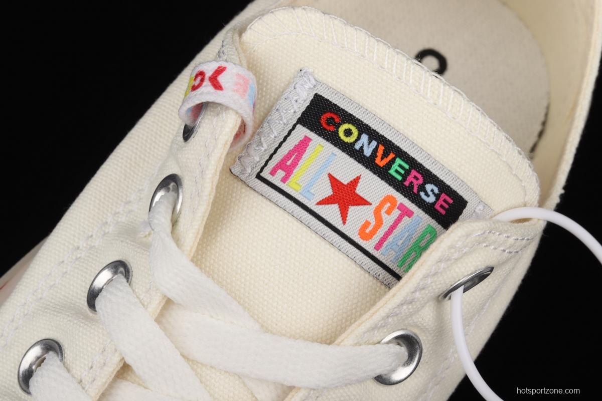 Converse Chuck Taylor All Star Glow 1970 s OX classic improved cold sulfur technology low-top canvas board shoes 165613C