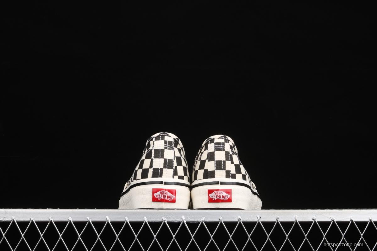 Vans Old Skool Anaheim blue standard four-hole low-side checkerboard vulcanized casual shoes VN0A38ENOAK
