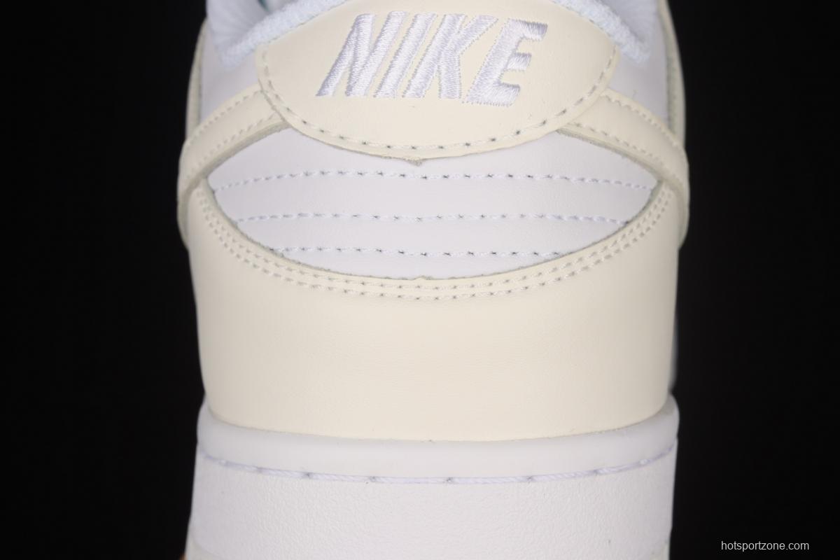 NIKE DUNK Low Next Nature sea salt cream white SB crushed backboard low upper board shoes DD1873-101