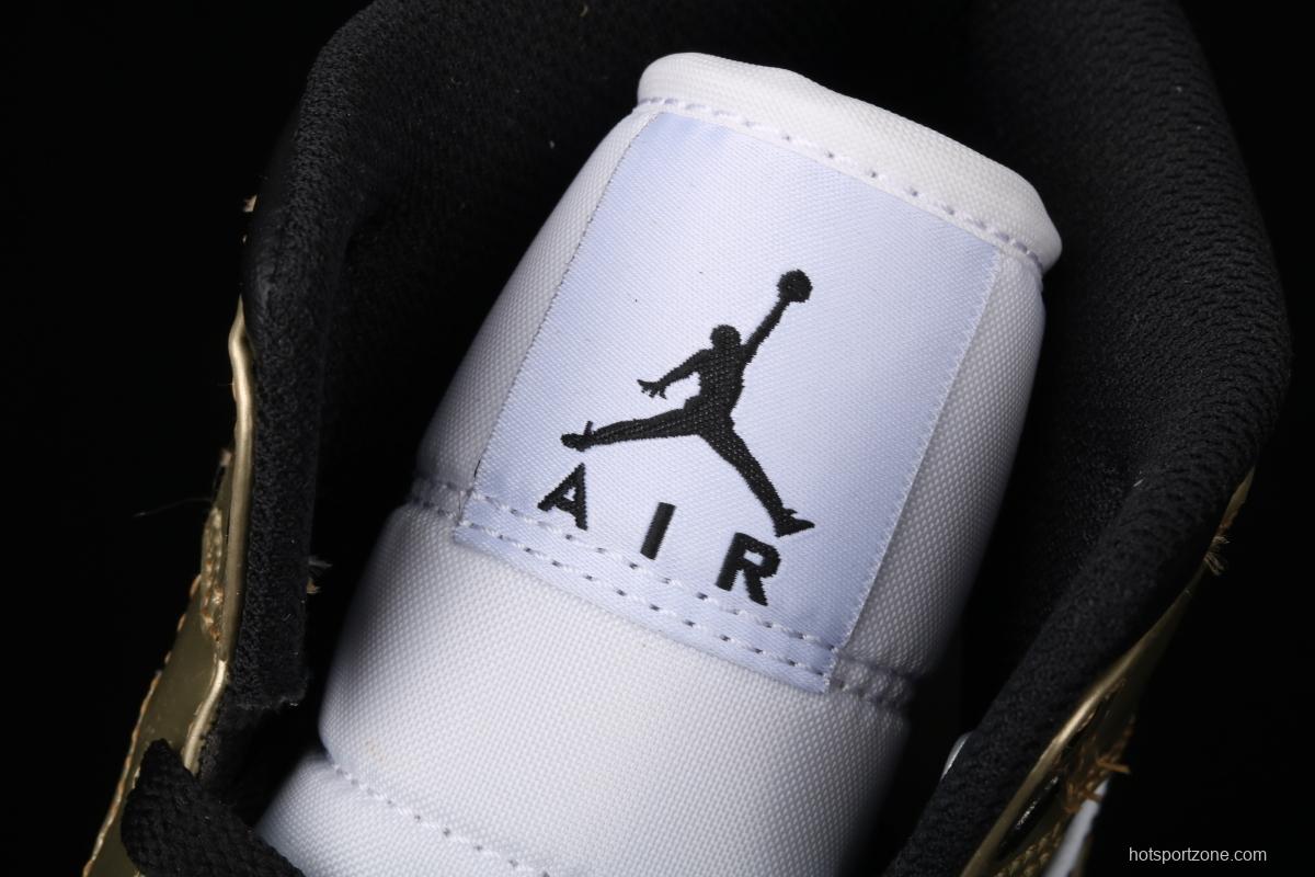 Air Jordan 1 Mid liquid gold DC1419-700