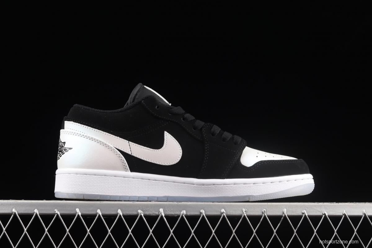Air Jordan 1 black and white laser low side retro culture basketball shoes DH6931-001