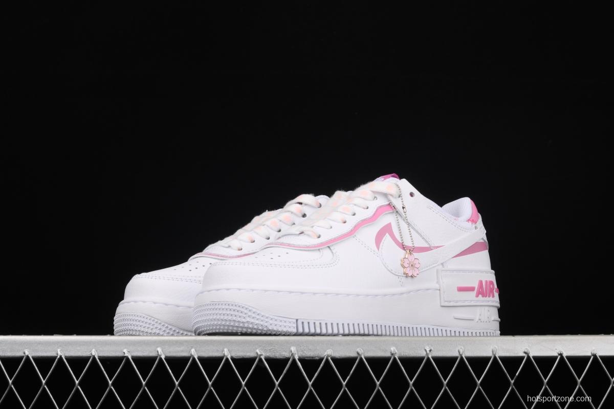 NIKE Air Force 1 ShAdidasow light weight heightened low-top 100-top board shoes CI0919-102