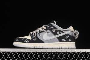 NIKE SB DUNK Low Prm SB Cashew Nut Flower Cashew Flower Elements SB Buckle Backboard Fashion Casual Sneakers DH7913-001