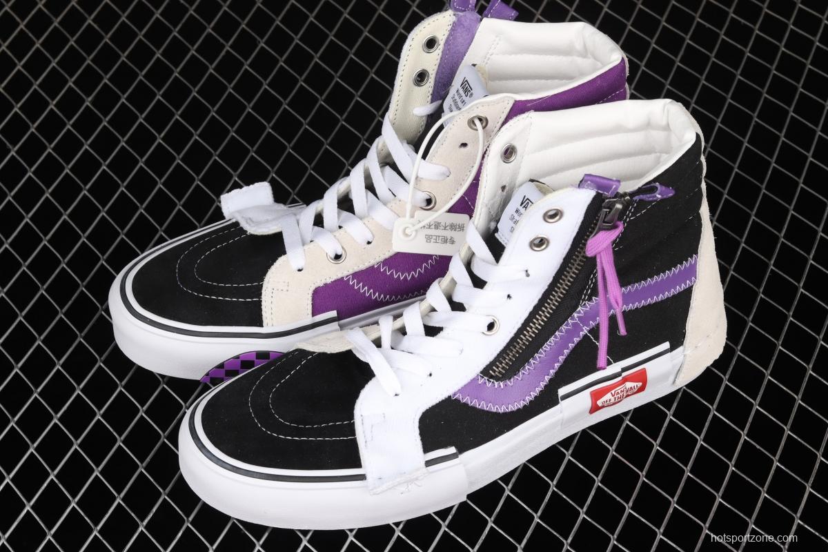 Vans SK8-Hi Reissue Ca Vance deconstructs and splices VN0A3WM15F5 of high-top vulcanized shoes
