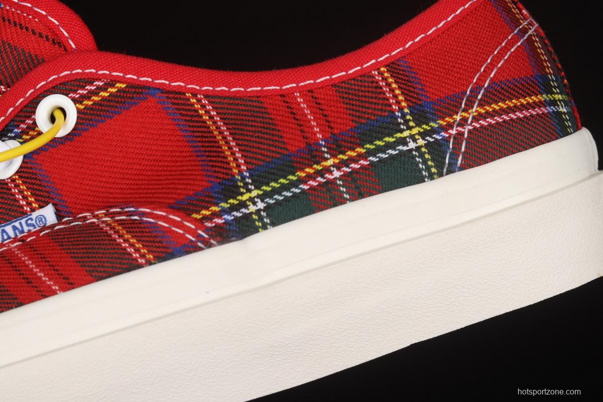 Pendleton x Vans Style 36 joint style Scottish stripe series low-top casual board shoes VN0A54F29GT