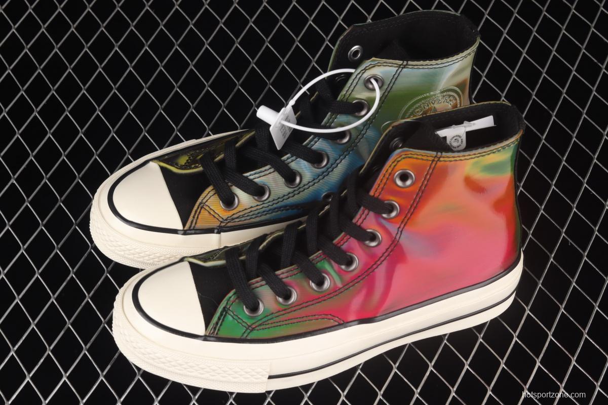 Converse Chuck70 color artificial leather chameleon high-top leisure board shoes 170495C