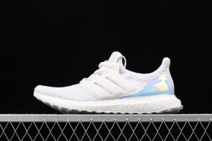 Adidas Ultra Boost 4.0Iridescent BY1756 fourth generation knitted striped white laser UB