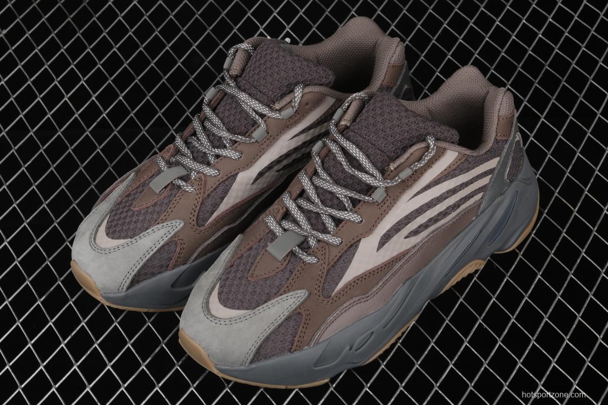 Adidas Yeezy Boost 700Inertia EG6860 Kanye coconut 700gray brown running shoes 3M reflective BASF popcorn