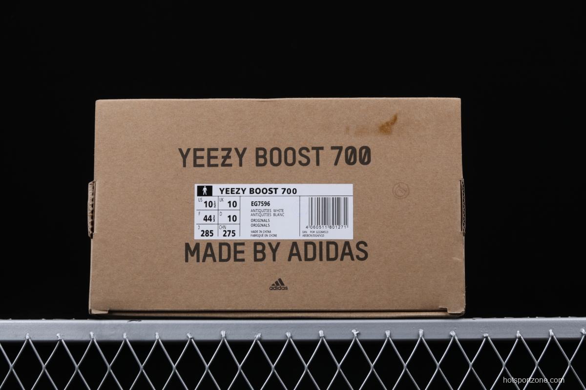 Adidas Yeezy Boost 700 Analog EG7596 Kanye coconut 700RMB grandparent ash running shoes 3M reflection