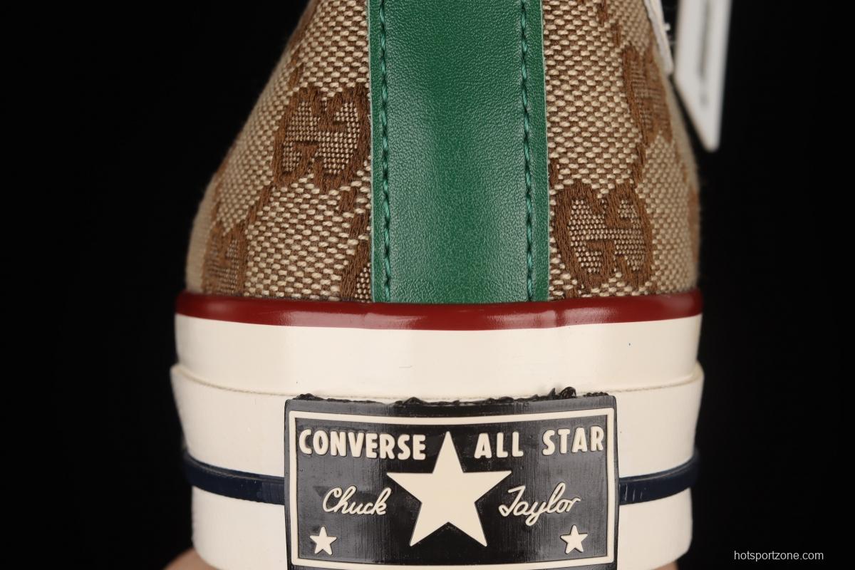 Remake Con Gucci x Converse Converse Trend High Top Casual Sneakers 169769C