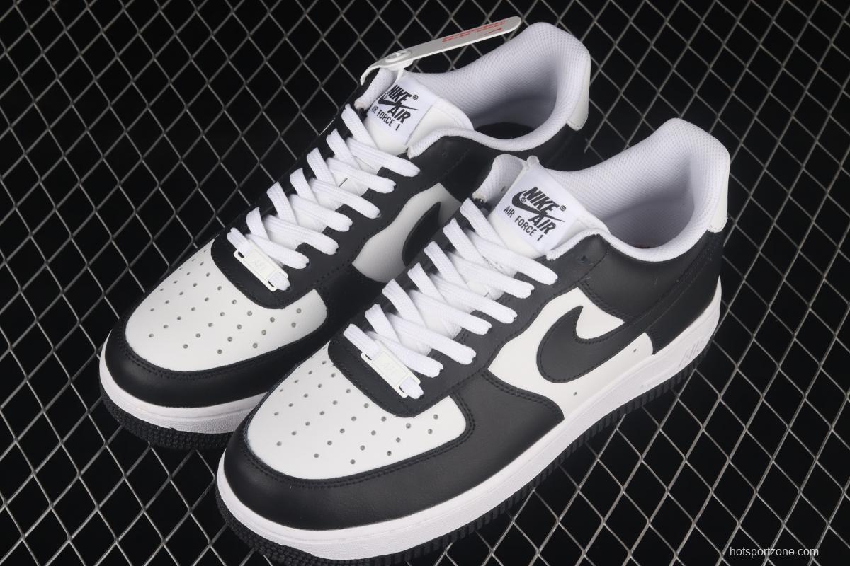 NIKE Air Force 1x 07 Low black and white panda classic low-top casual board shoes AQ4134-100