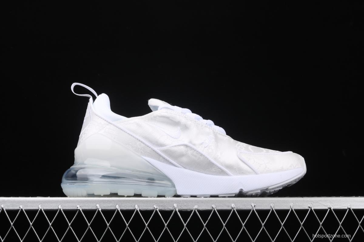 NIKE Max 270White silk half-palm air cushion running shoes AJ0499-100